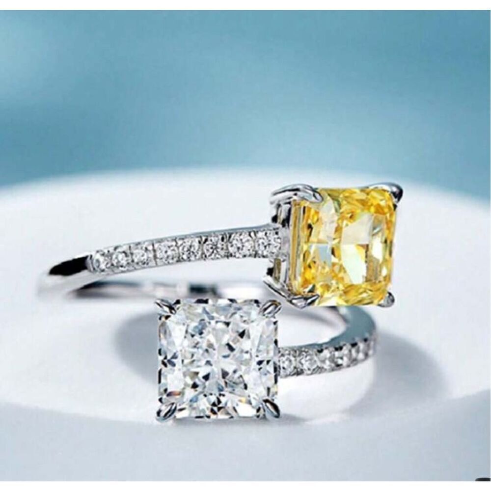 Yellow Stone Bypass Ring - Picture 2 of 4